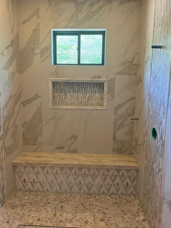 Custom stone countertop project by Peralta Stone