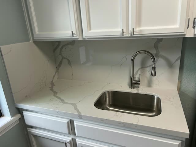 Custom stone countertop project by Peralta Stone