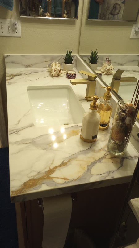 Custom stone countertop project by Peralta Stone